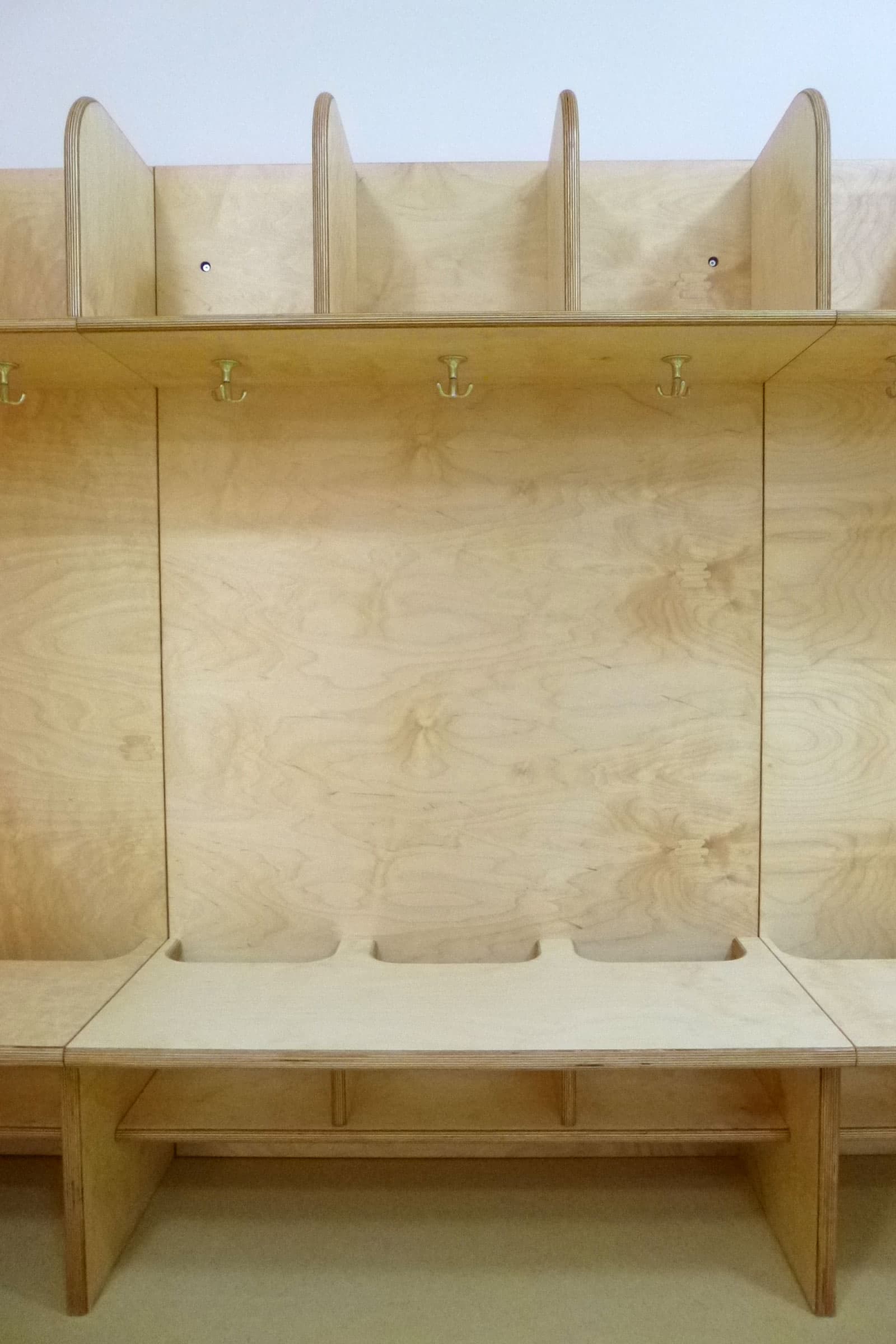Hallway with lockers