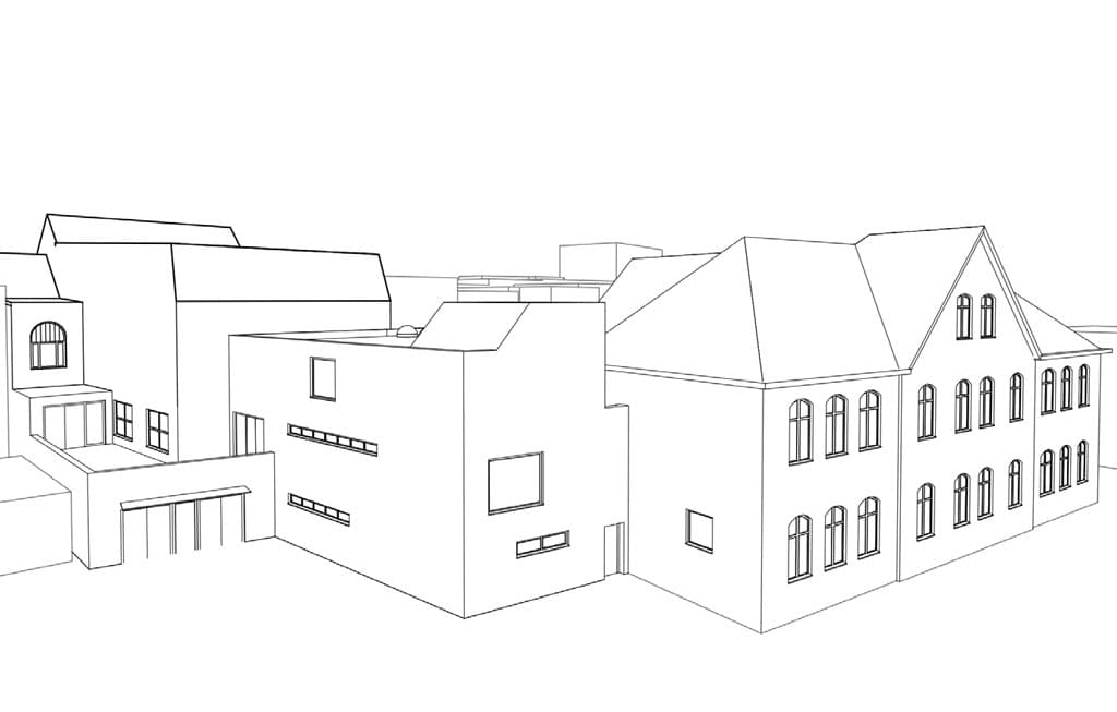 Rendering of the foyer