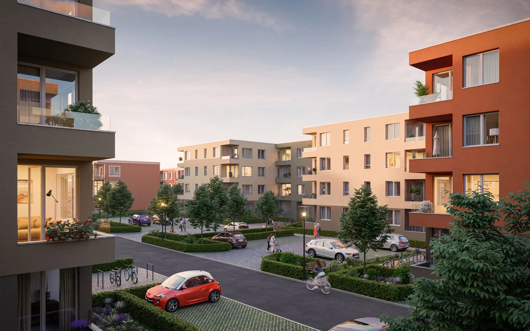 Architectural rendering of Quartier Baumschulenwiese