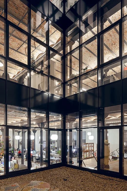 Interior courtyard view