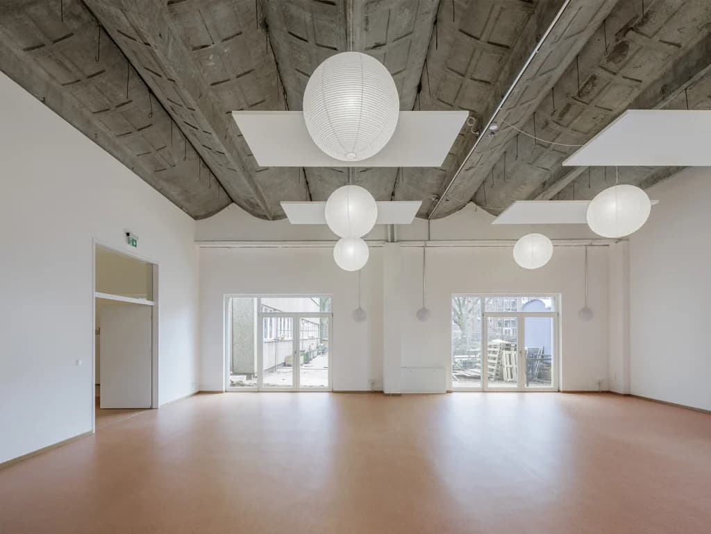 Exterior with new wooden cladding