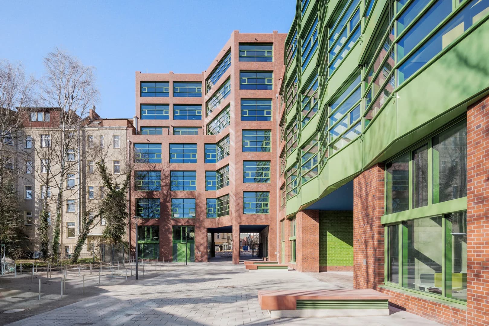 Exterior view at dusk